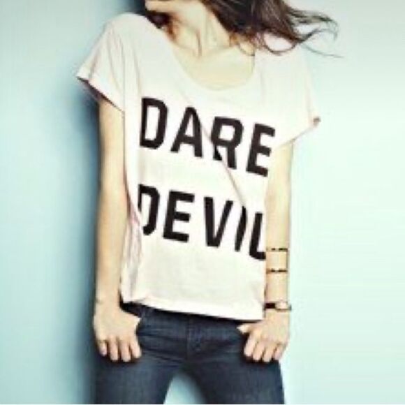 Wildfox Dare Devil Short Sleeve Tee - Picture 1 of 6